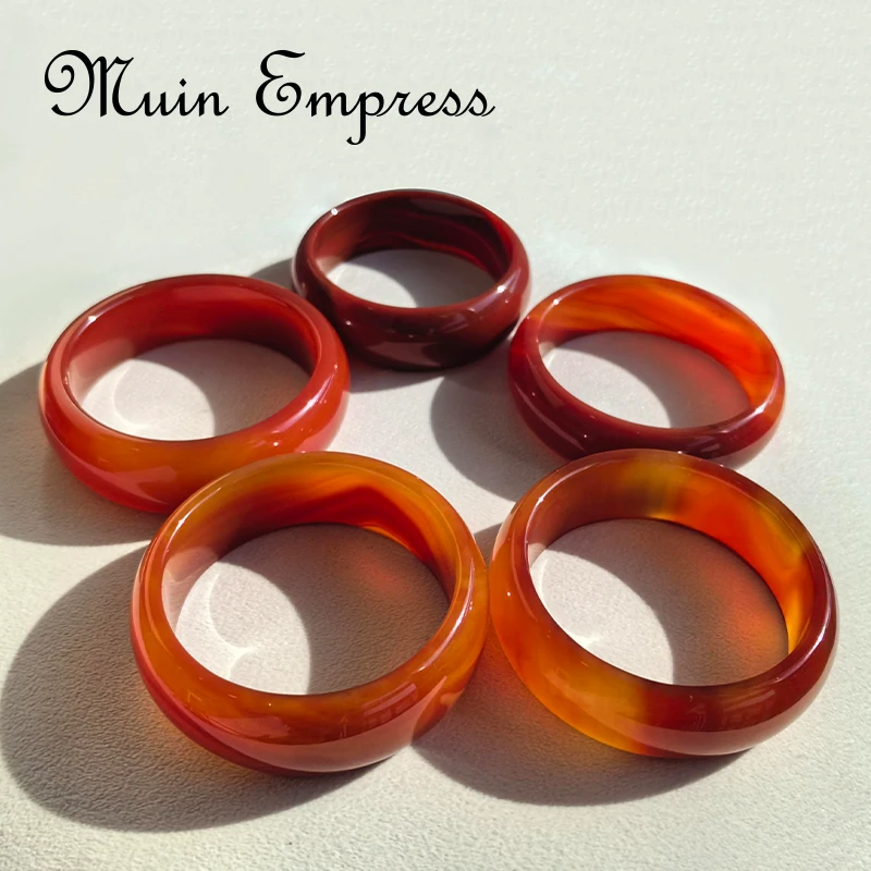 沐银时代富贵云锦红玛瑙手镯粗款红色美人镯【多样性发货发其一】