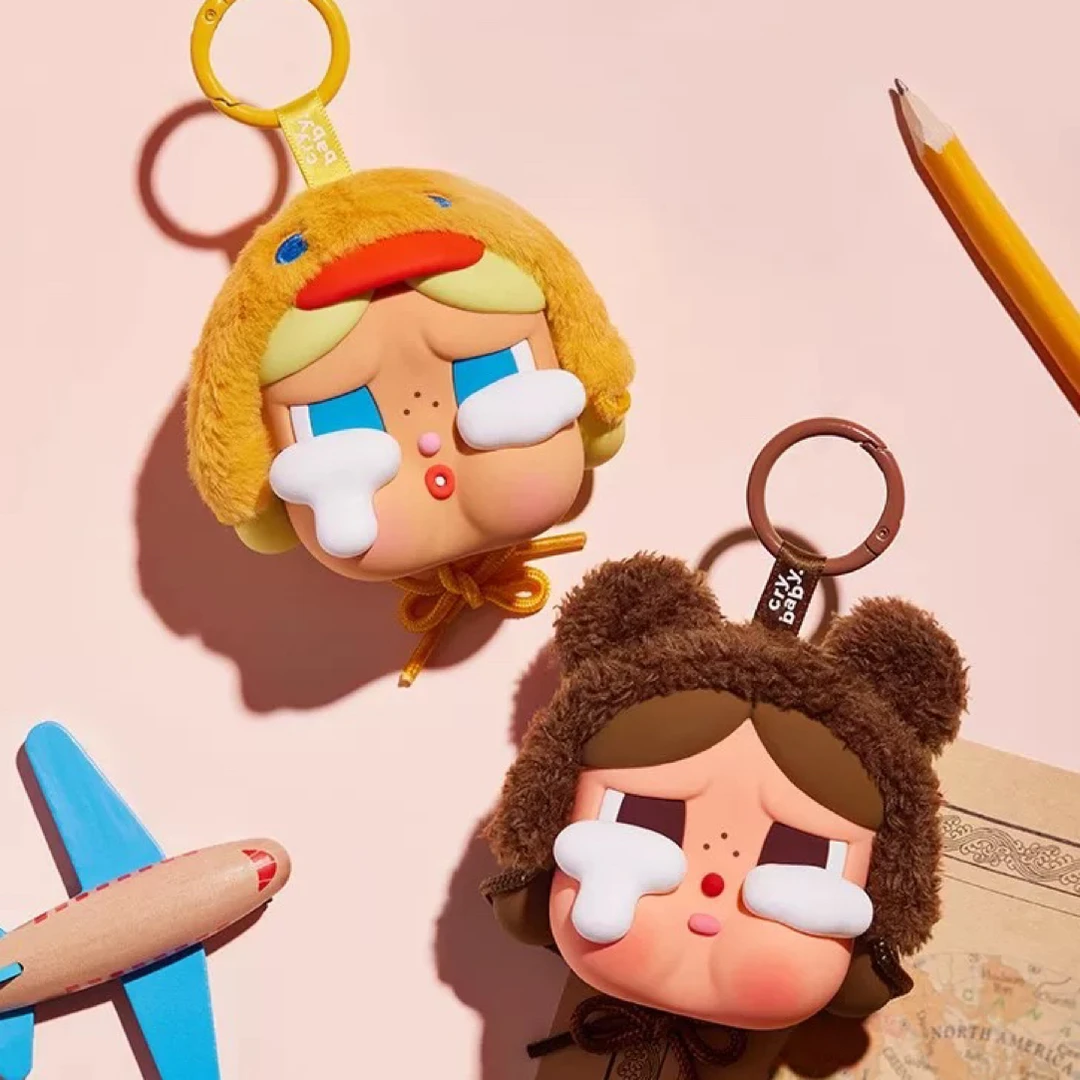 POPMART泡泡玛特CRYBABY眼泪工厂系列耳机包时尚潮流周边礼物