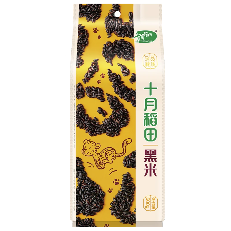 十月稻田 黑米 500g/袋