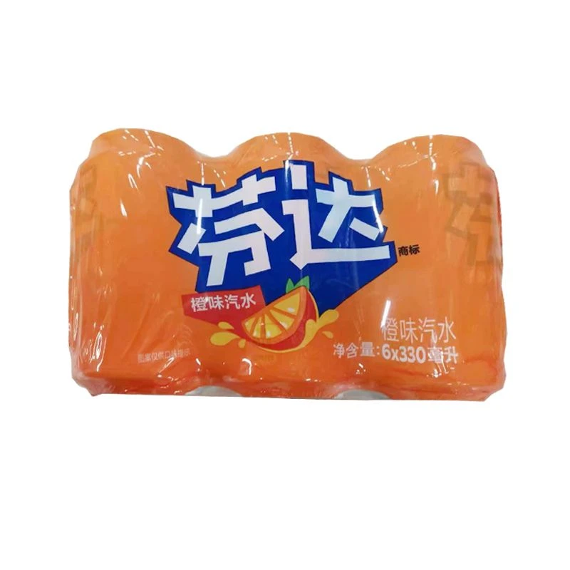 芬达橙味饮料 6×330毫升/包