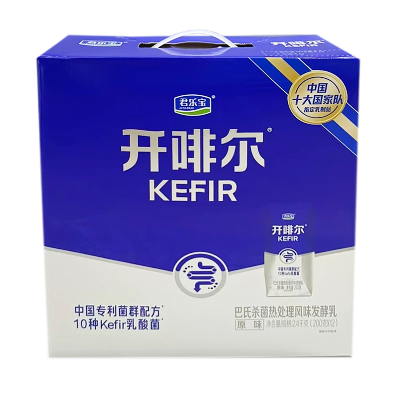 君乐宝开啡尔风味发酵乳 200g*12/箱