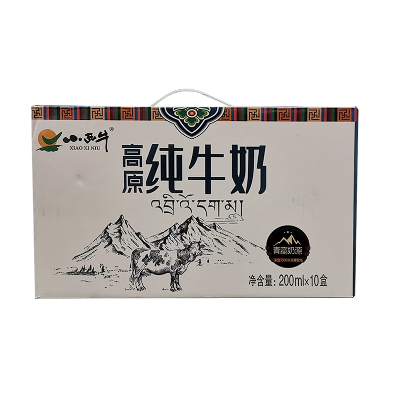 小西牛高原纯牛奶 200ml*10/箱