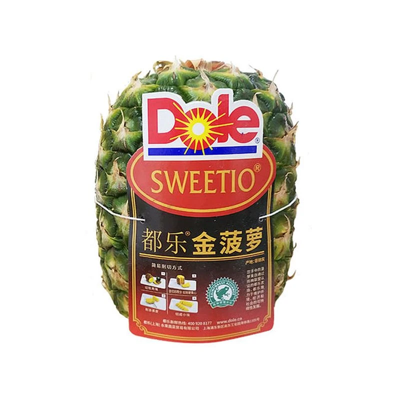 都乐无冠金菠萝（默认不削皮，削皮切块请备注） /个