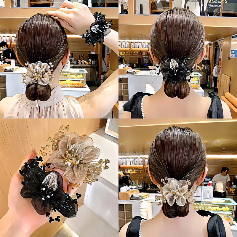 满天星高颜值铂思亚同款韩系爆款简约ins大肠发圈发绳高级感头绳