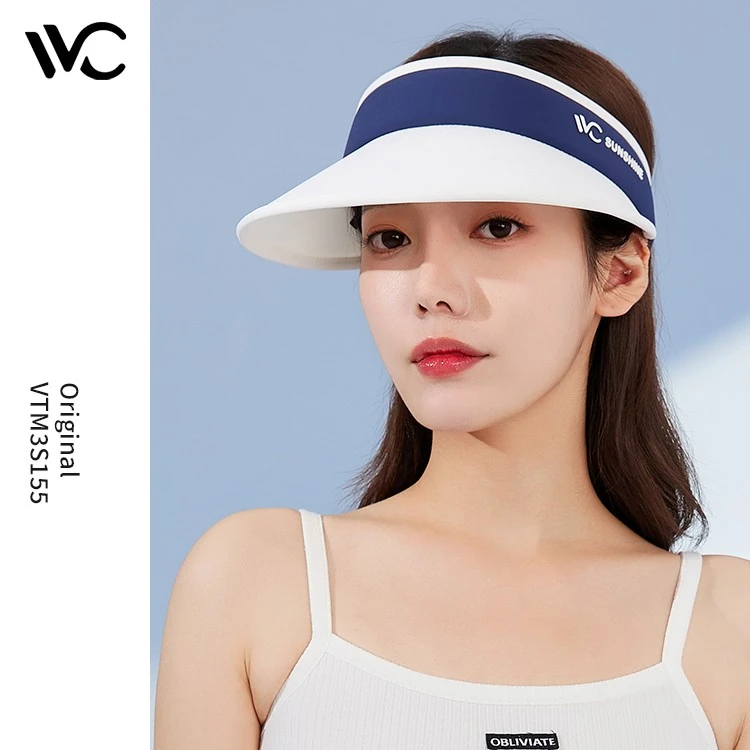 明星同款VVC云氧防晒帽女防紫外线大帽檐空顶帽（送口罩）