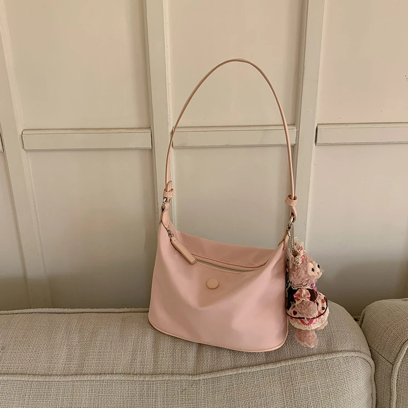 2025春夏轻便防水尼龙牛津布韩国ins同款饺子腋下单肩斜挎小包女