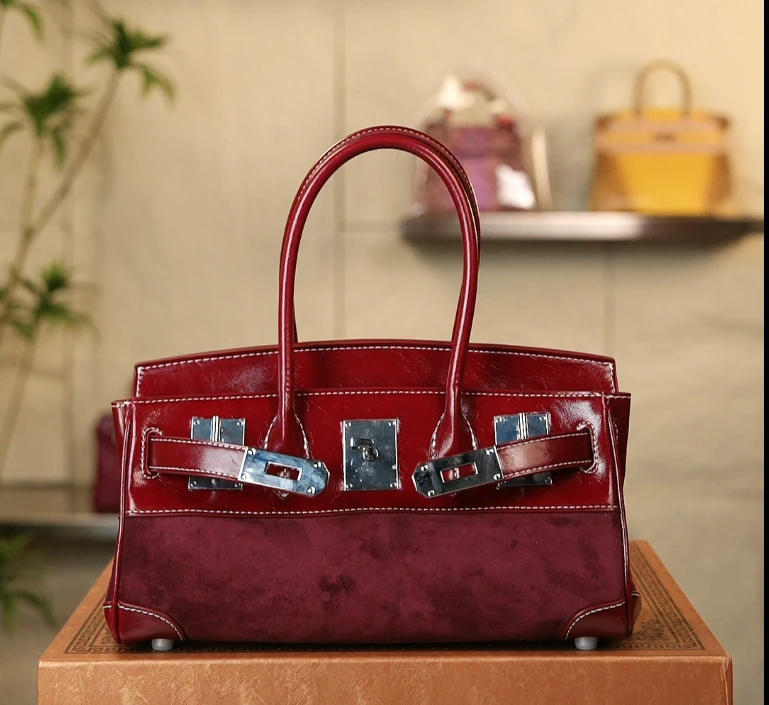 【尺寸：30*13*16】Acinymo新款时尚气质女包手提单肩斜跨包1128