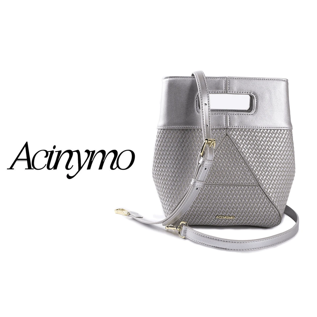 【2024无撞款，设计版高定女包】小笼包Acinymo走秀款手提包A1352叁