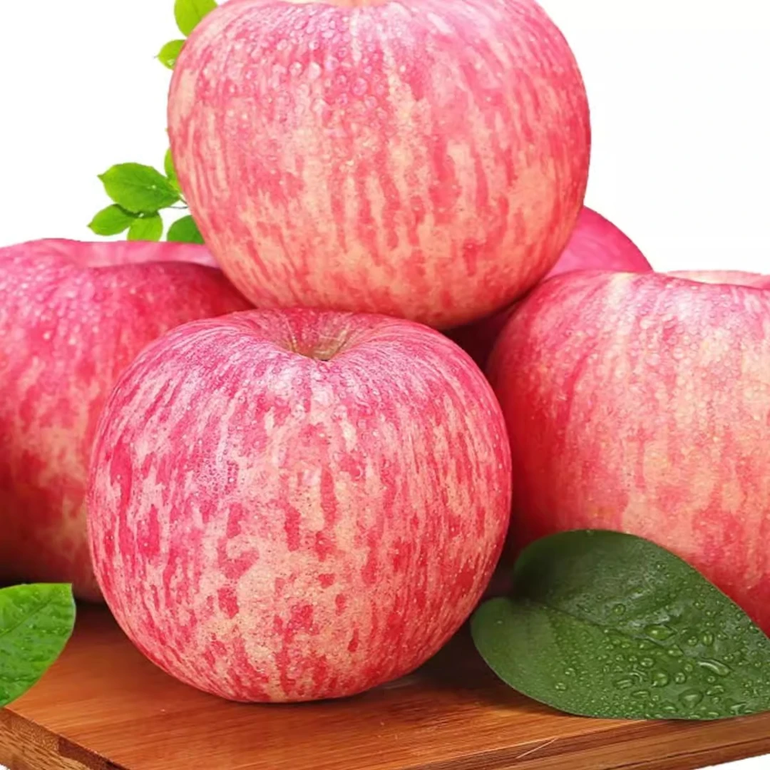 新鲜红富士苹果水果多汁