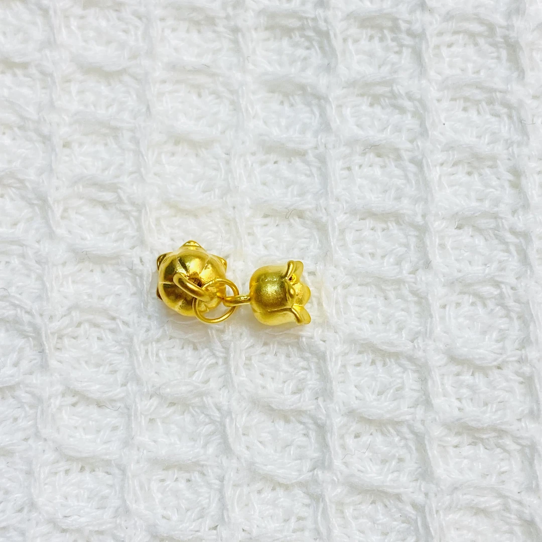 足金999 黄金风铃花 F
