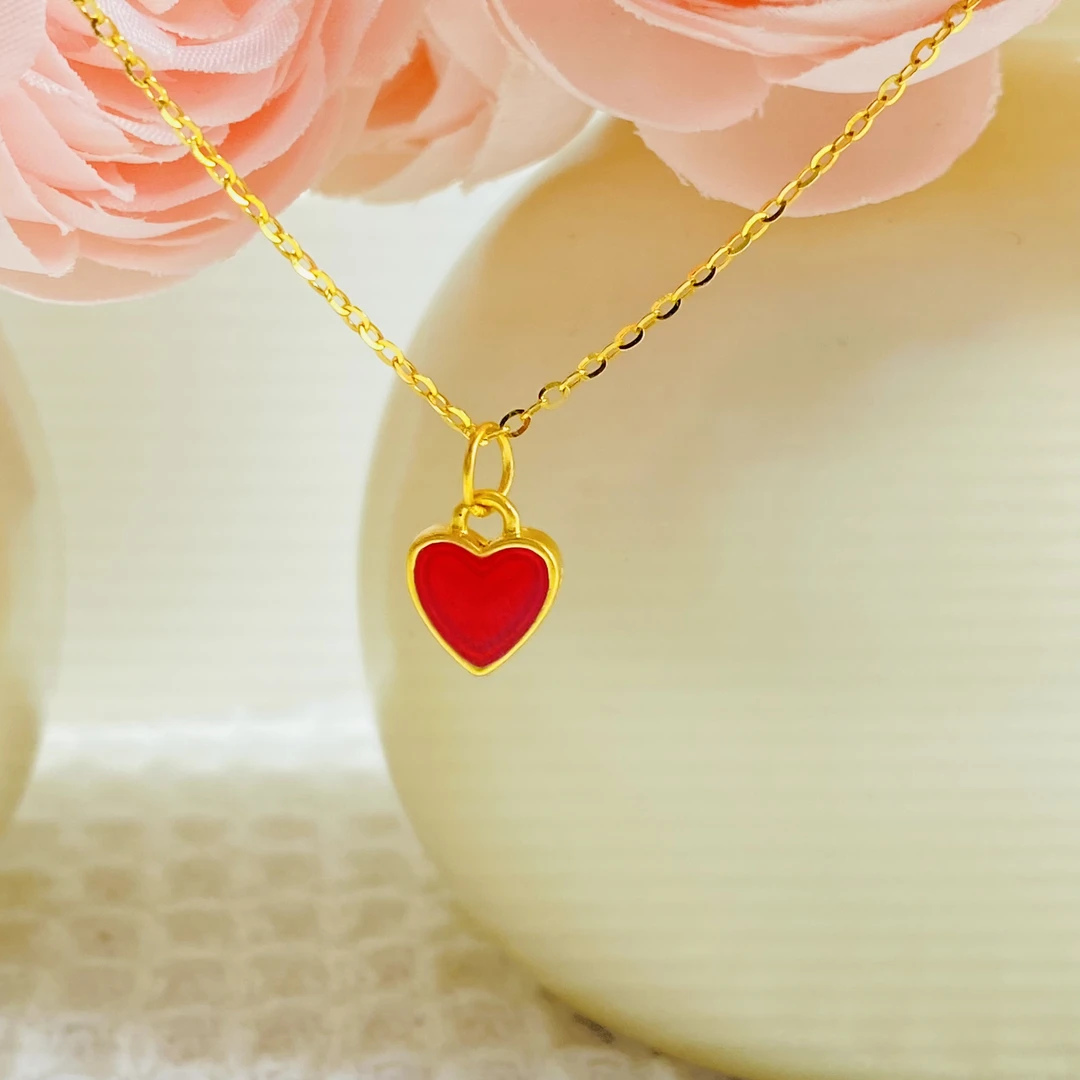 足金999 非遗珐琅爱心 0.2