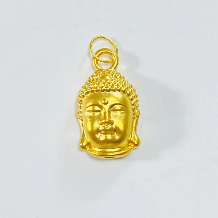 足金999 黄金佛头 0.5