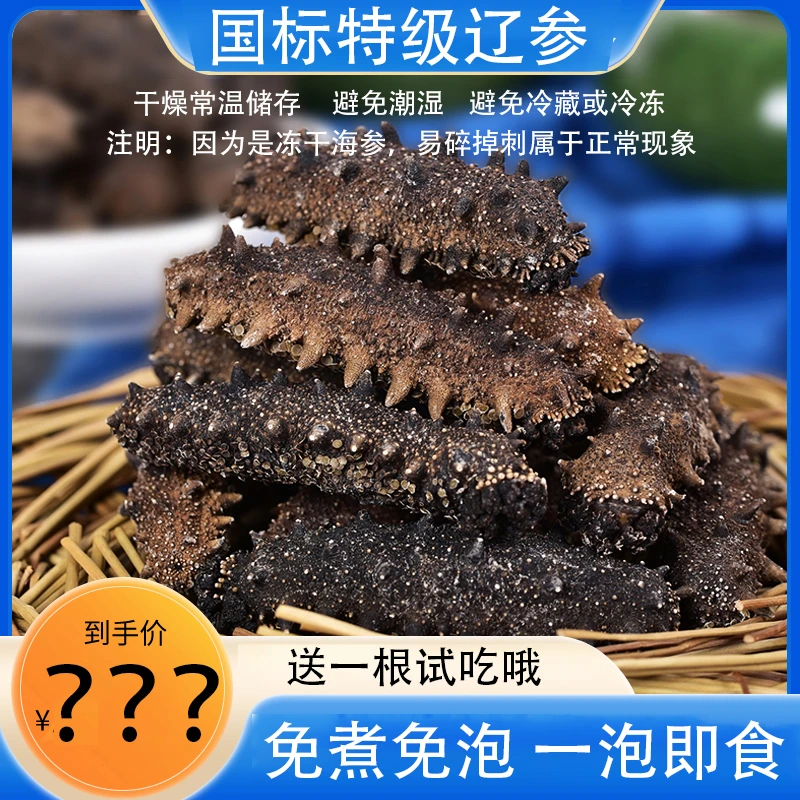 【国标特级辽参】大连底播干海参（不蒸！不煮！纯净水直接泡发）bt2