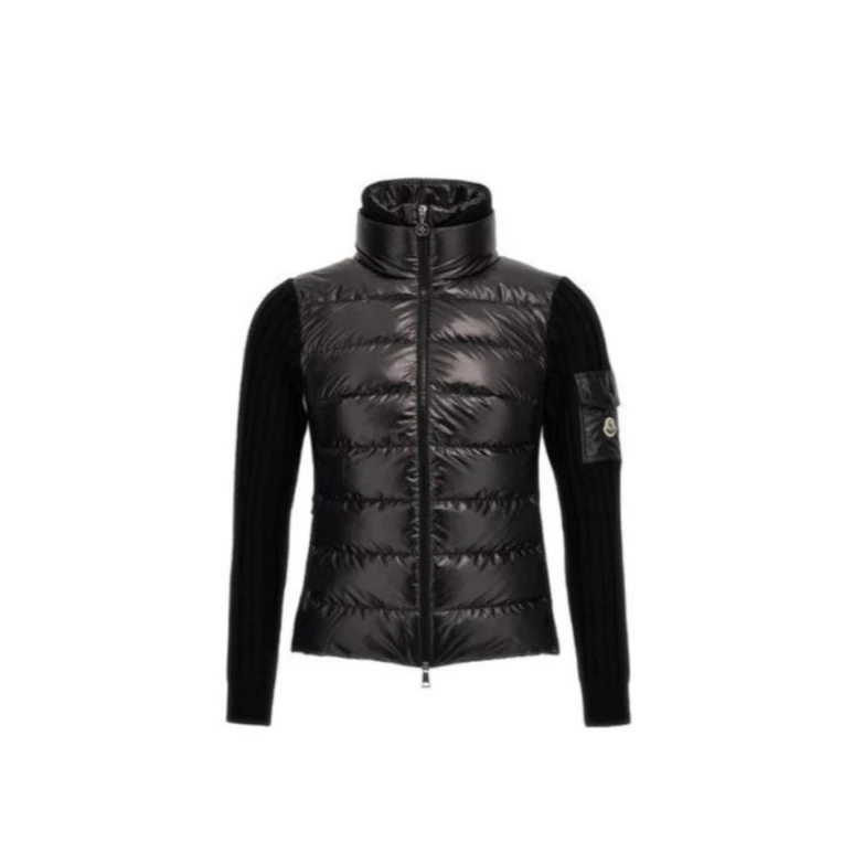 全新未使用  小花汤汤/TP027306/MONCLER/拉链纯色夹克外套