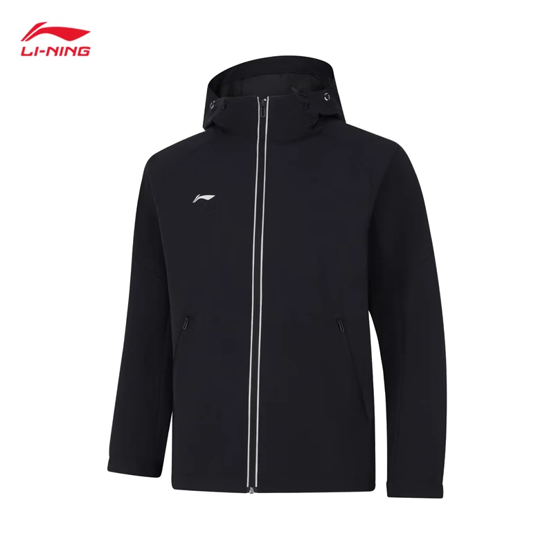 李宁运动风衣情侣2025秋季新款防风户外运动时尚百搭休闲连帽外套