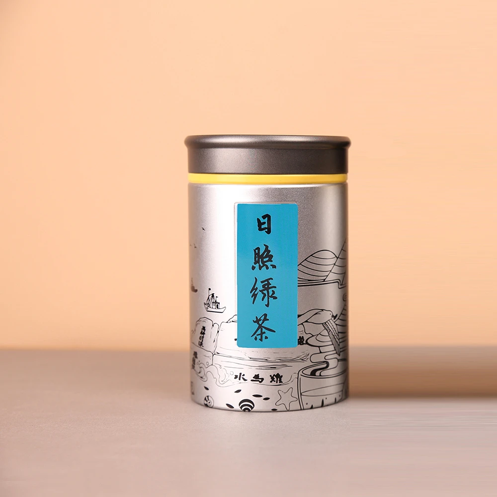 日照绿茶-银色单罐绿色生态工艺栗香冲泡黄绿