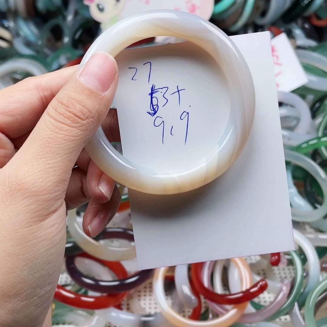 【闪购商品】玛瑙/玉髓手镯未镶嵌小****?27