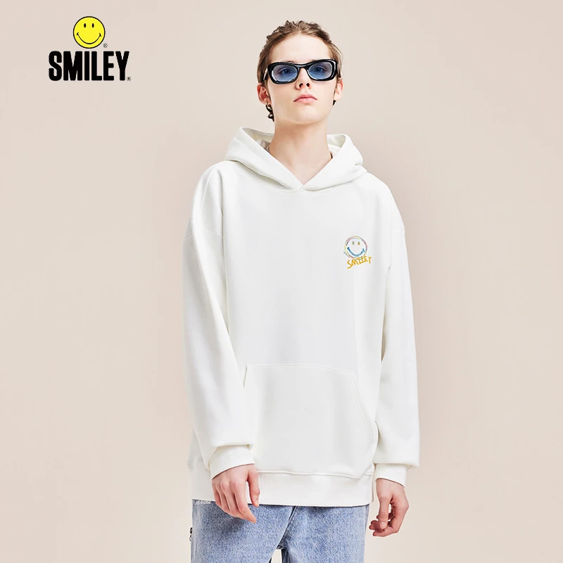 SMILEY 法国笑脸连帽头套卫衣运动休闲百搭宽松套头秋冬男女同款