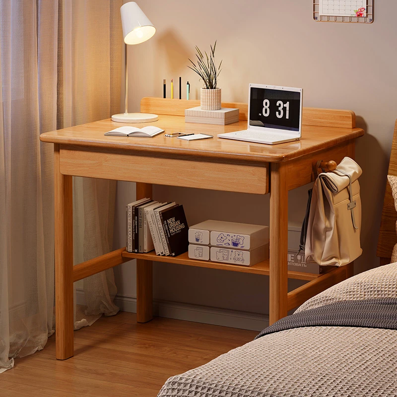 新疆西藏包邮全实木书桌卧室家用成人学习写字桌小户型电脑桌工作
