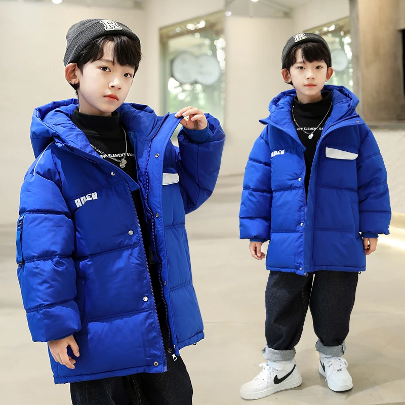 男童冬季加厚棉服中大童外套2023新款儿童潮牌棉衣炸街棉袄洋气酷