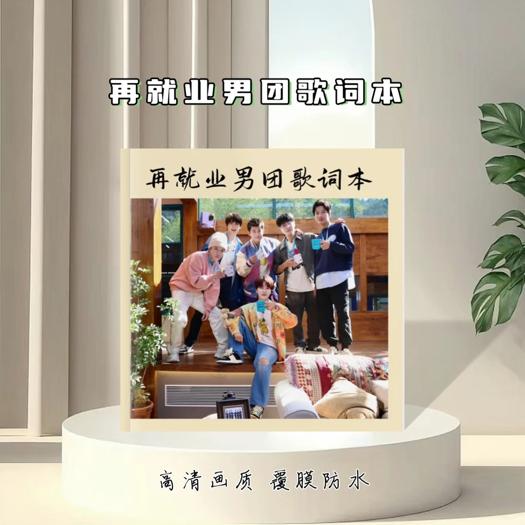 再就业0713男团张远陈楚生王栎鑫苏醒歌词本周边收藏礼，2天发货