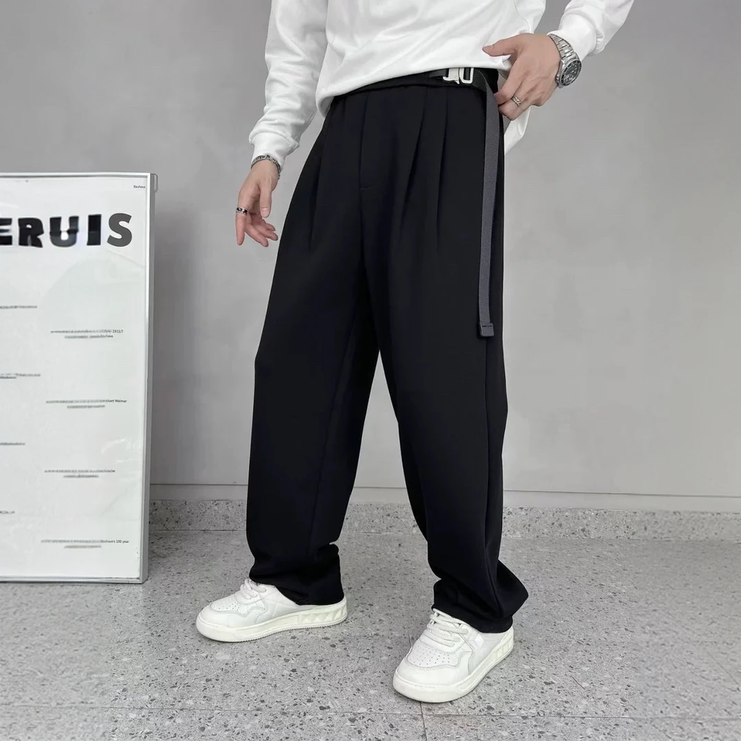 男士春夏新款薄款高端休闲裤宽松百搭休闲裤潮流时尚运动休闲长裤