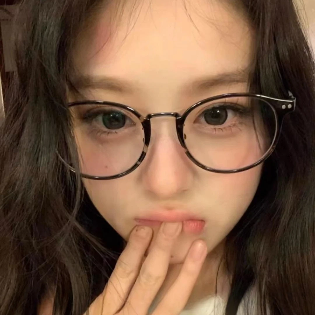 韩系椭圆复古豹纹玳瑁平光镜框方圆脸显瘦防蓝光可配度数近视眼镜