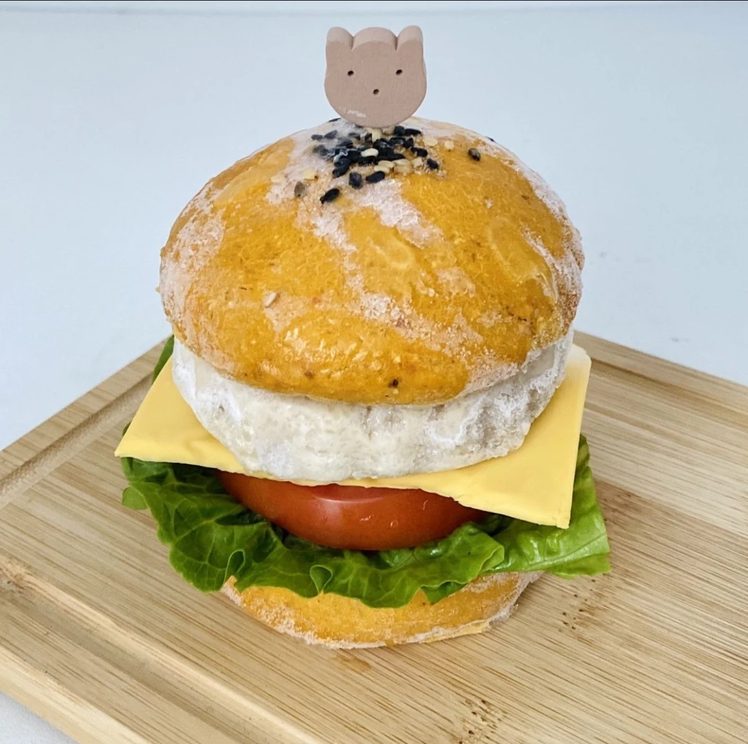 宠物美式汉堡4寸宠物猫狗生日汉堡 鸡肉鸭肉牛肉宠物汉堡