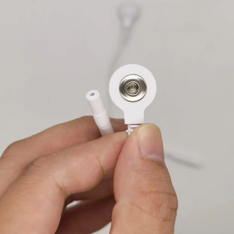 2.0单孔转接线 银纤维理疗手套配件理疗仪器连接线便携式