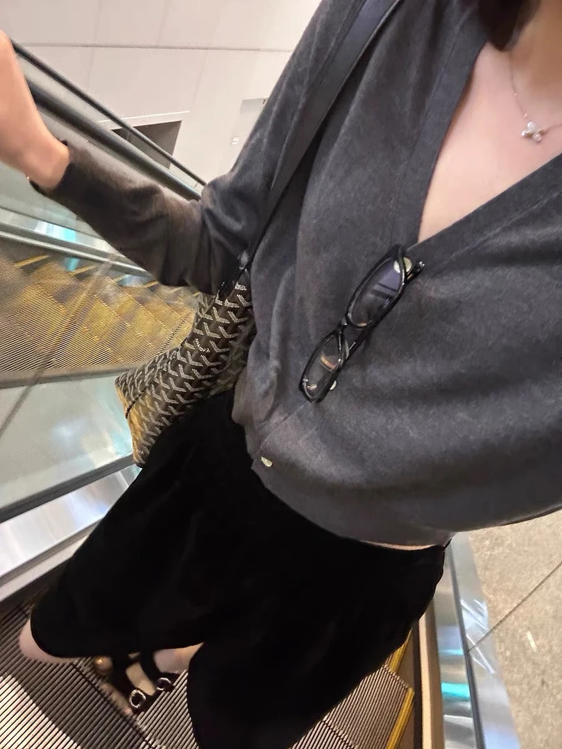 巧巧定制，糯米针织开衫、衣长45