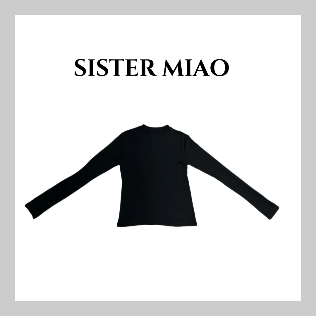SISTER MIAO 休闲时尚百搭款净版长袖打底(no)退换