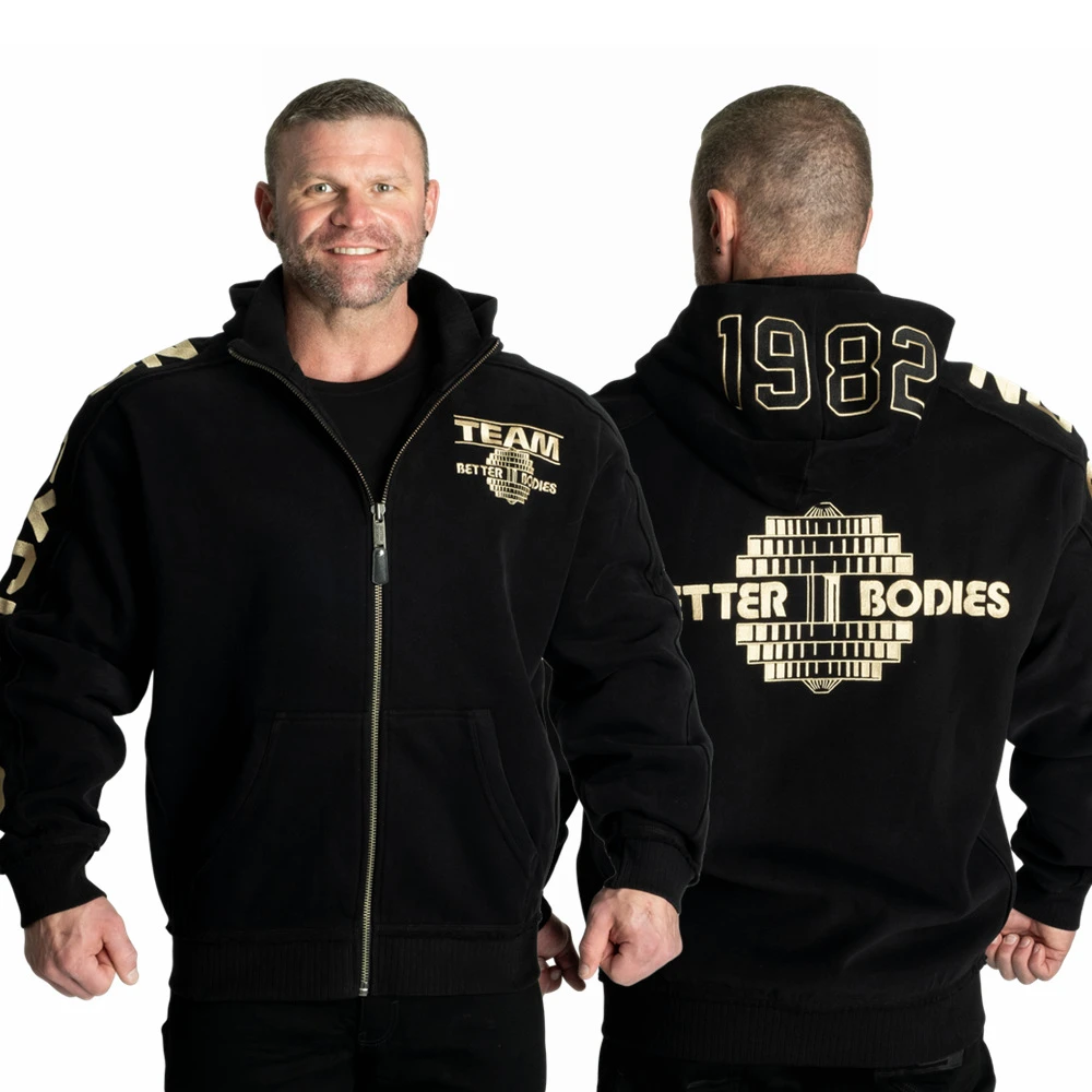 BB黑金PRO黑色秋冬季运动外套大码宽松健美保暖加绒训练长袖男装