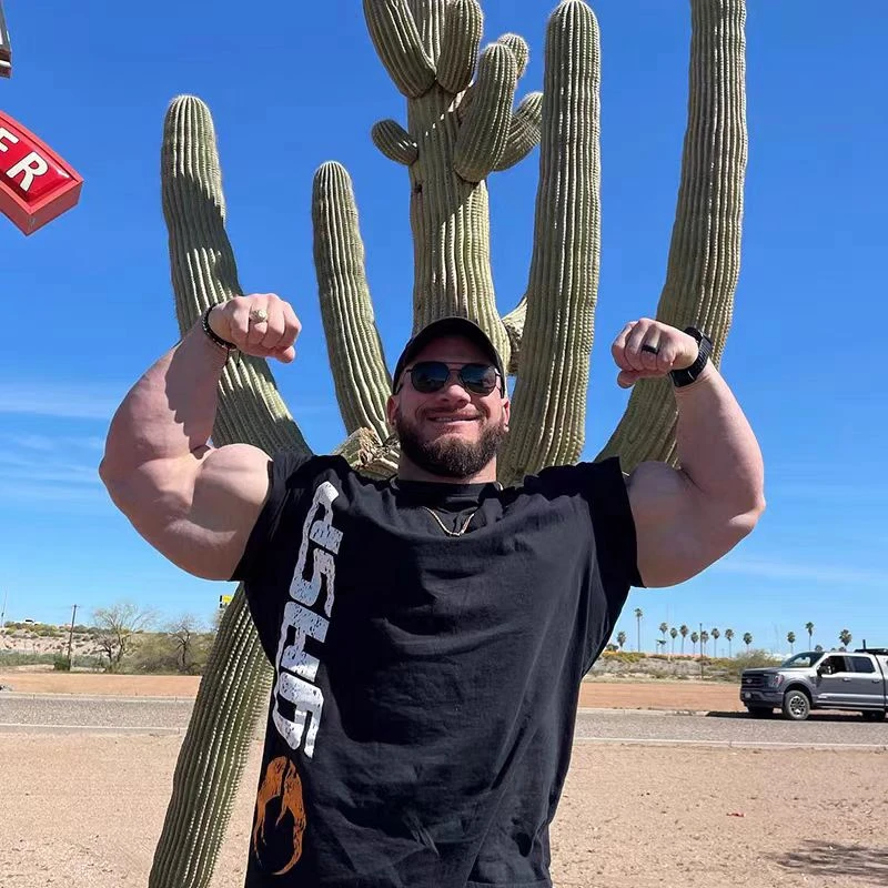 【只有新版是大尺码】原版盖世始源款健身T恤夏季运动短袖美式男士