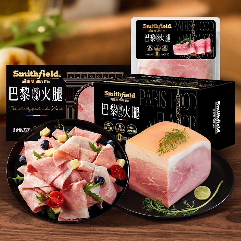 史蜜斯巴黎风味火腿片180g片状法式风味法式火腿开袋即食