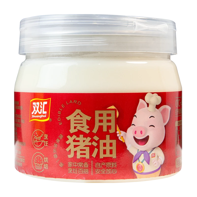 双汇食用猪油500g烘焙起酥拌饭炒菜猪大油猪板动物油