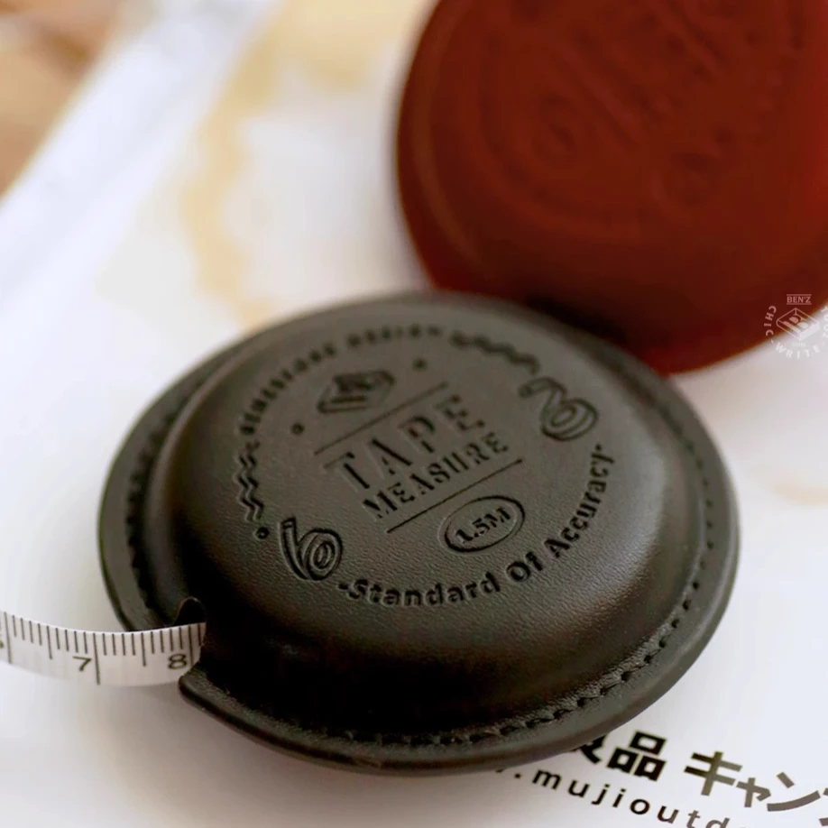 复古皮卷尺1.5米居家日用