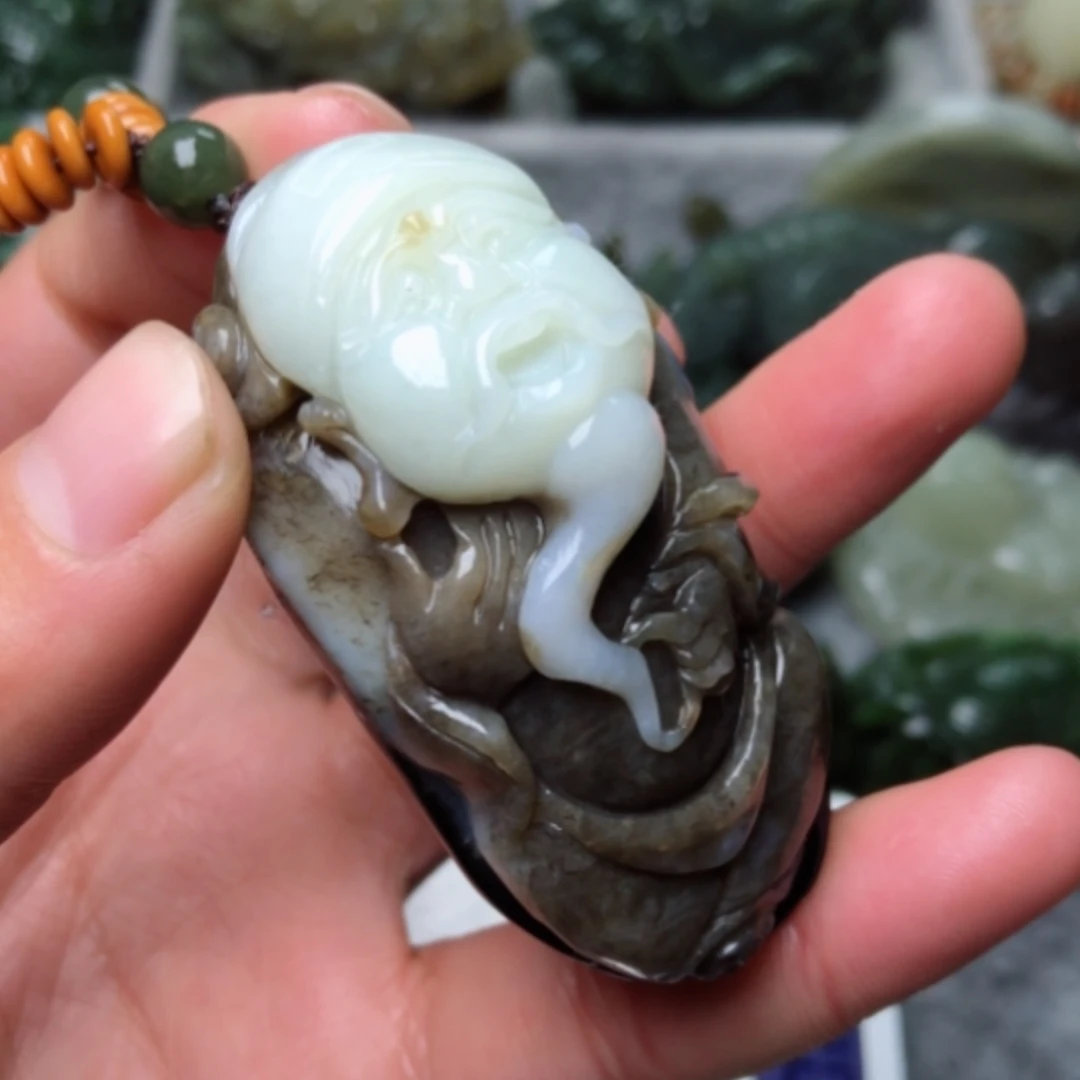 【闪购商品】和田玉把件未镶嵌鉊*貓