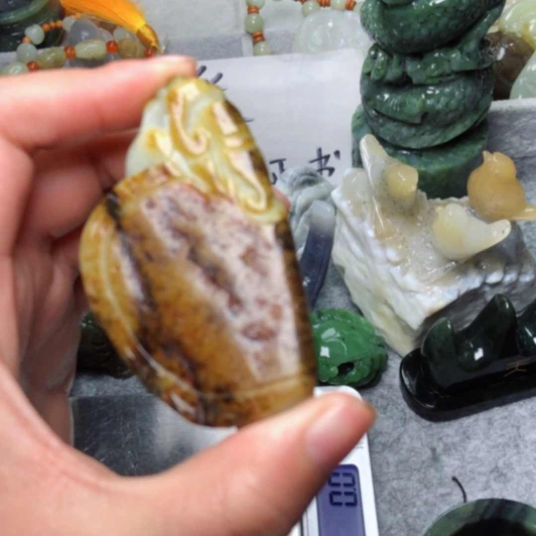 【闪购商品】和田玉把件未镶嵌鱼*