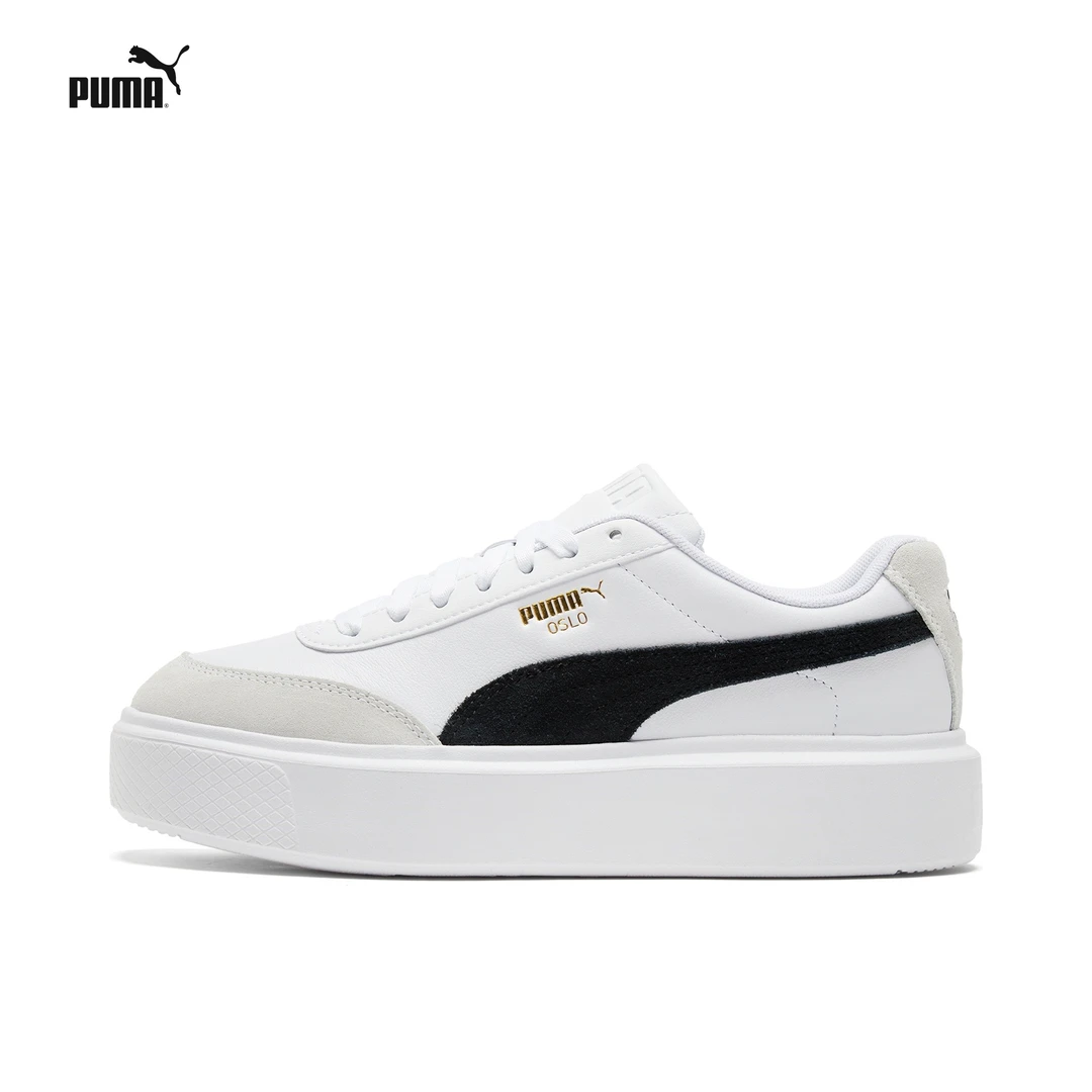 【厚底鞋】PUMA彪马女经典百搭增高板鞋小白鞋 OSLO MAJA 375057