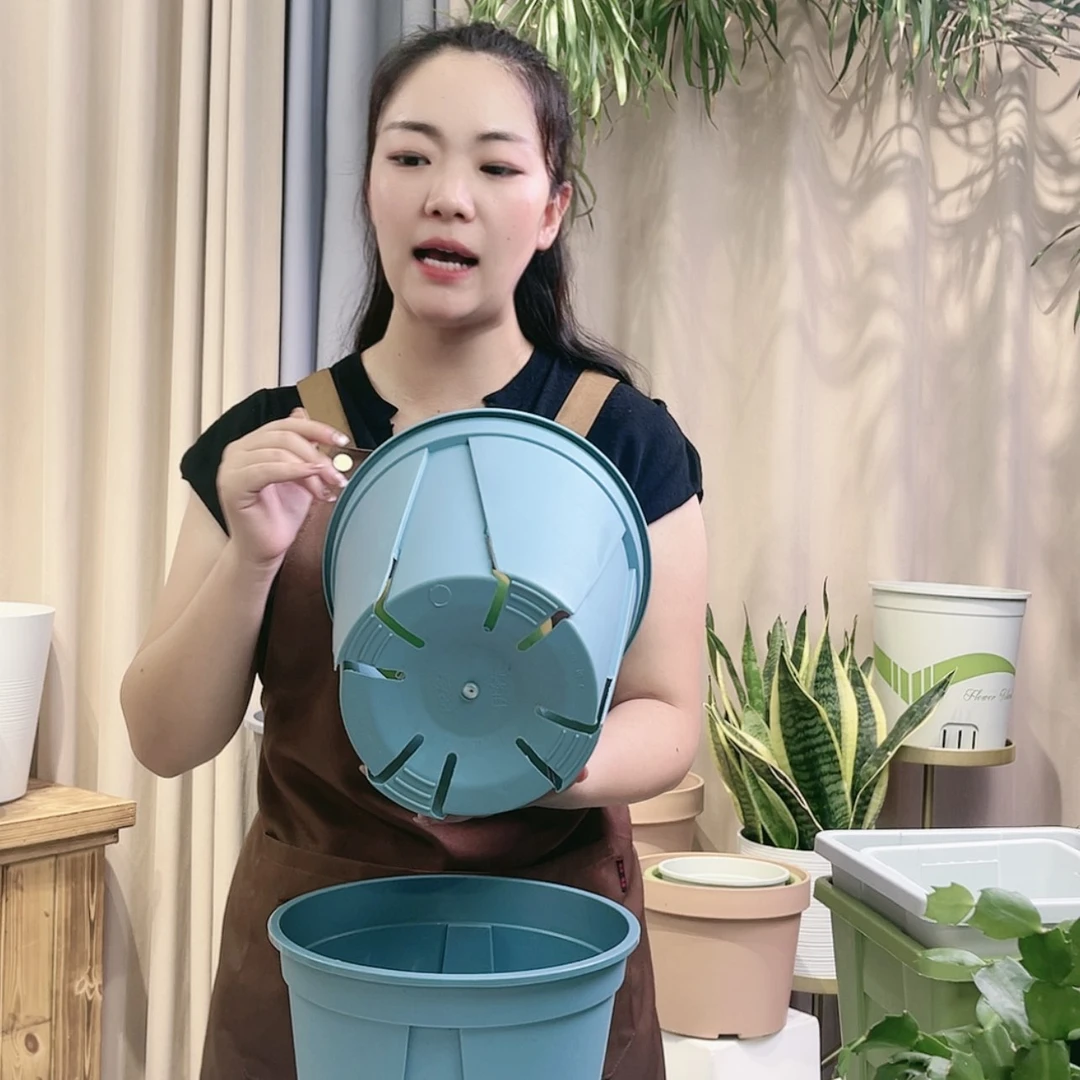【闪购商品】树脂20CM(含)-50CM(不含)青山蓝24口径5个无拖微瑕