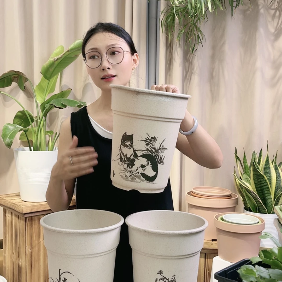 【闪购商品】树脂20CM（含）-50CM（不含）梅兰竹菊3个无拖微瑕随机