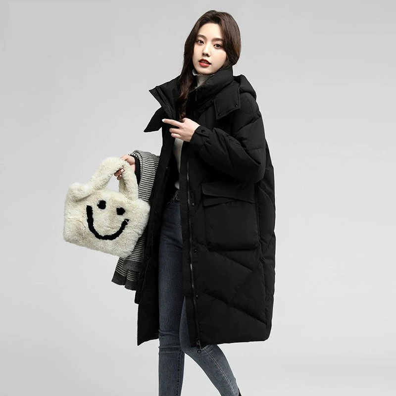 羽绒服新款爆款正品鸭鸭羽绒女士季年中长款户外运动