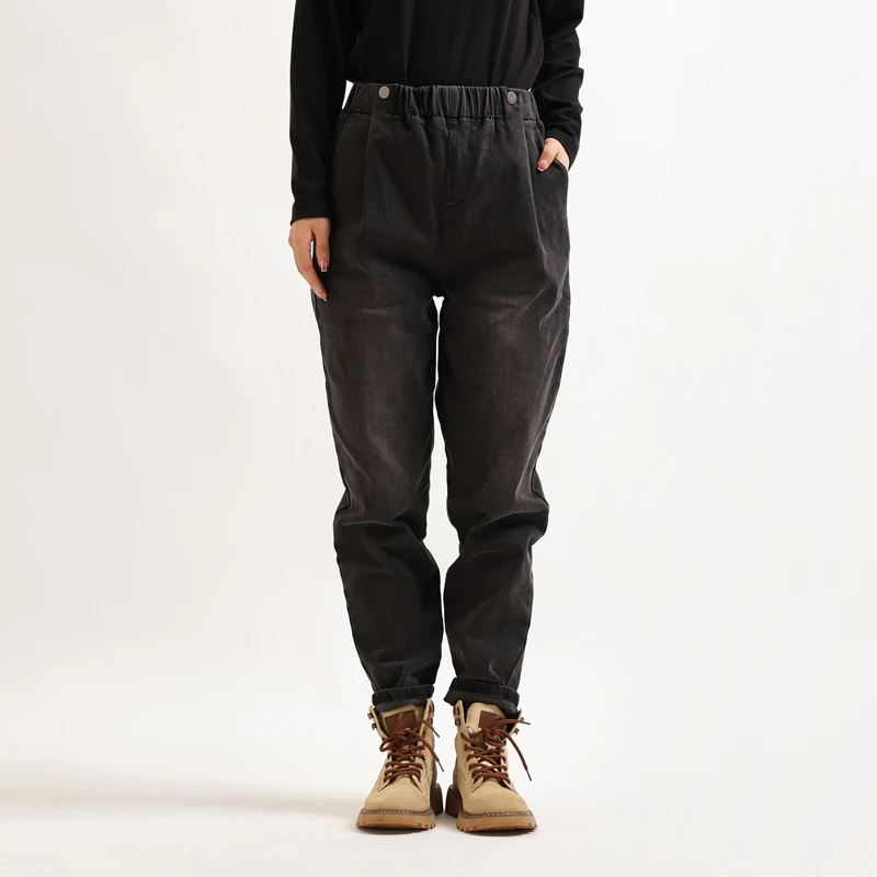 本依凡冬季女牛仔裤TSSNZ0105【部分微瑕，N，O褪N，O焕！介意慎拍】