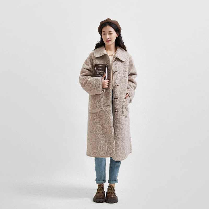 【部分微瑕，N，O褪N，O焕！介意慎拍】本依凡冬季女TSSPM0200外套