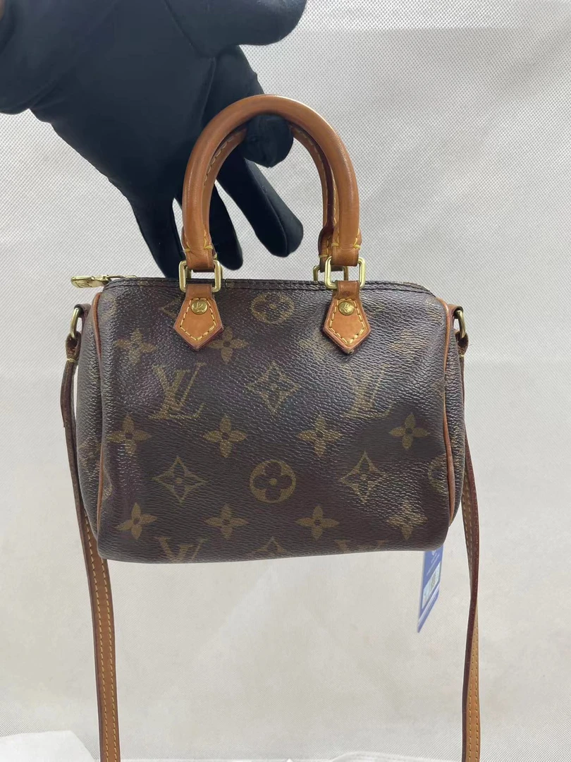 90新 LouisVuitton/路易威登 speedy  nano  枕头包  原装