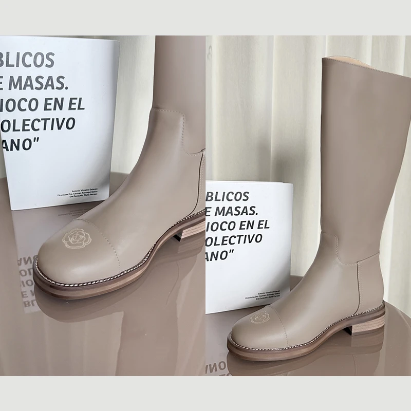 YVONNE买手店/山茶花靴 定制款 热度很高的秀场靴 巨好搭配