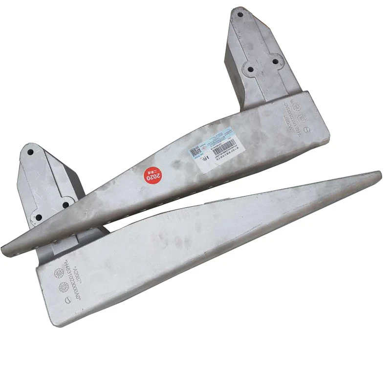 适配福田戴姆勒欧曼EST防护装置连接支架GTL保险杠防撞梁铝支架