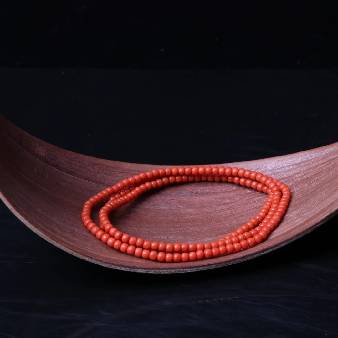 【石语珠宝】高品精美南红玛瑙4mm左右老型珠多圈一条n590