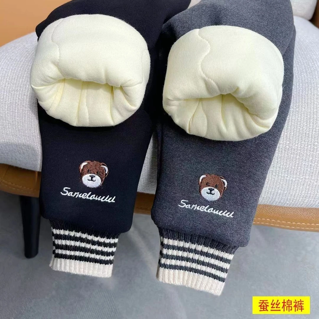 女童加绒打底裤宝宝棉裤加绒加厚一条过冬一体绒保暖裤子外穿