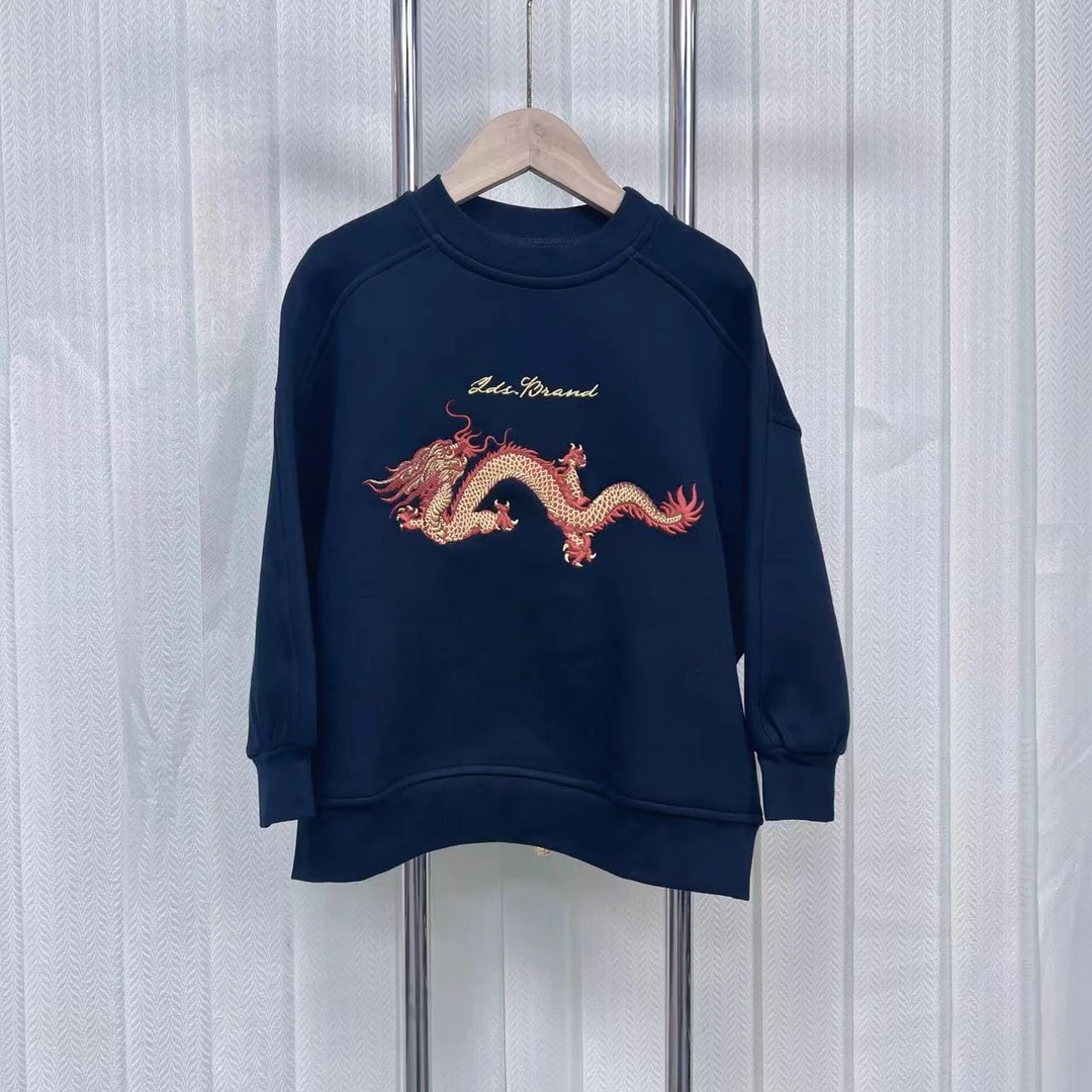 【2586】黑色卫衣D12-50